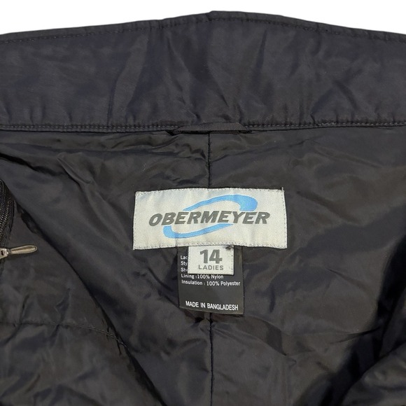 Obermeyer‎ Womens Size 14R Black Skiwear Ladies Ski Athletic Pants - Picture 6 of 14